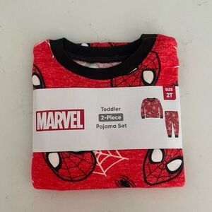 Marvel Spider-Man Red and Black Toddler Pajama Set